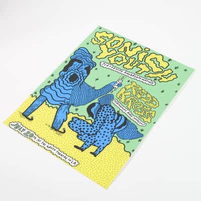 Sonic Youth and Redd Kross 7/20 Poster 23.5"x18" Owned by Sonic Youth image 2