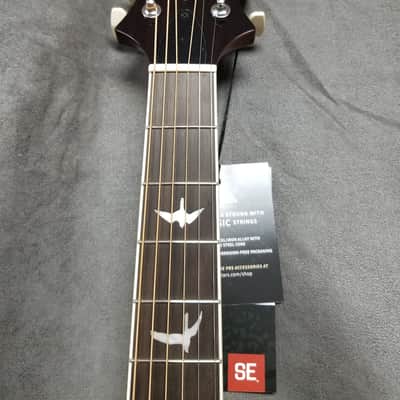 PRS SE A40E Angelus with Fishman Sonitone Pickup Tobacco Sunburst image 6