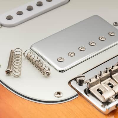 25mm Pan Head Humbucker Pickup Mounting Screws and Steel Springs Set for Import Electric Guitar, Nickel (Set of 6) image 7