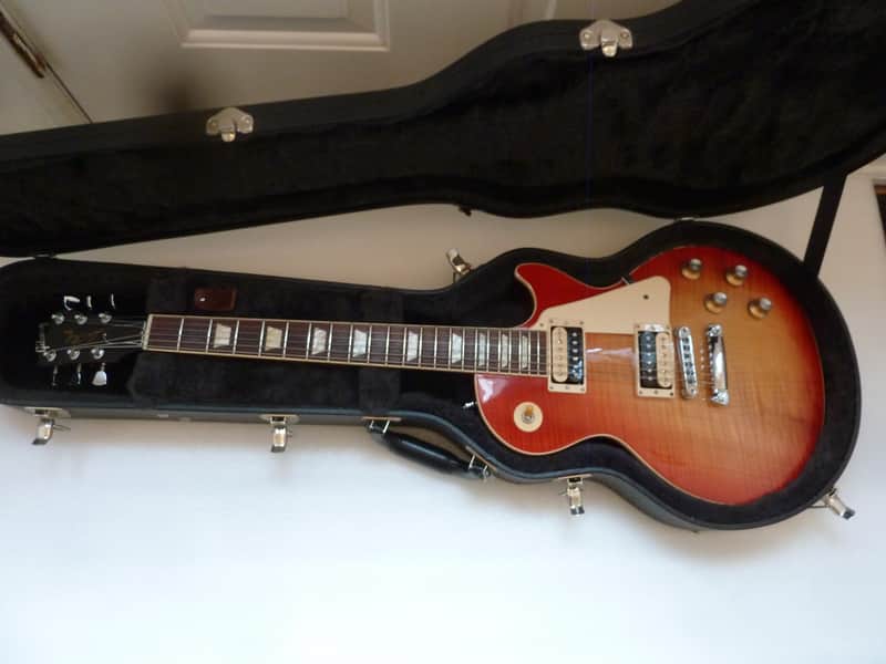 Gibson Les Paul Traditional Pro V 2019 AAA Flame Top Cherry Burst GLOSS USA Case_231_