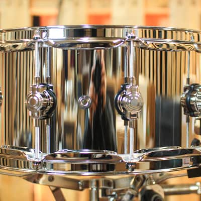 DW 6.5x14 Performance Chrome over Steel Snare Drum - DRPM6514SSCS image 3