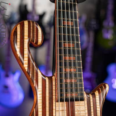 Shawn May Custom Rainbow 6-String Short Scale Bass image 7