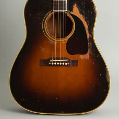 Gibson SJ Southern Jumbo Flat Top Acoustic Guitar (1954), ser. #X51*9-89, original brown hard shell case. image 3