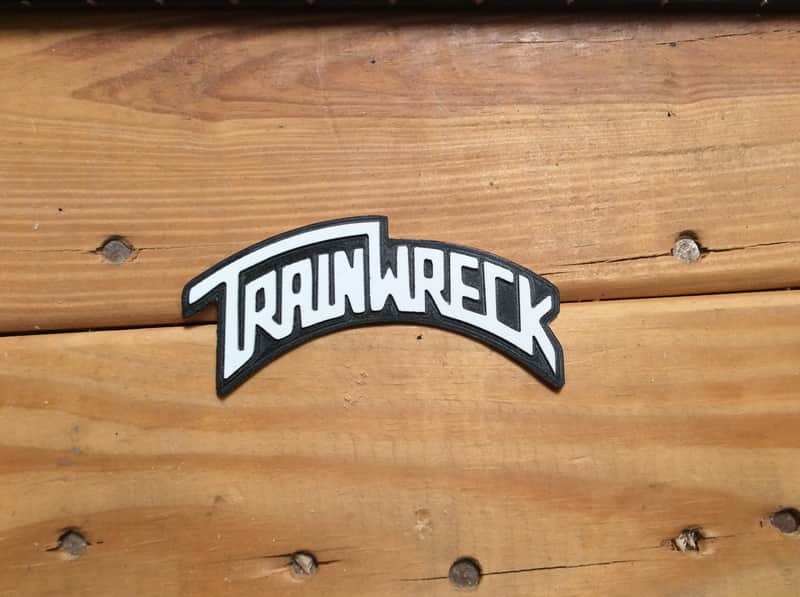 Trainwreck Amp Logo white / black image 1