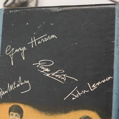 1964 Beatles NEMS Vintage Record Player 100% Original. Rare. Unrestored Free shipping.  #B028 image 11