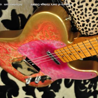 Paisley T  Reborn Old Aged 68-69 Pink Paisley T guitar custom build ORDER YOURS        JVGuitars image 5