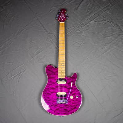 OLP by Ernie Ball Music Man MM1 EVH Axis Transparent Purple Purple
