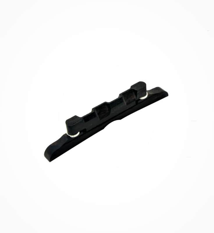 Mandolin Ebony Hardwood Compensated Archtop Adjustable Bridge New image 1