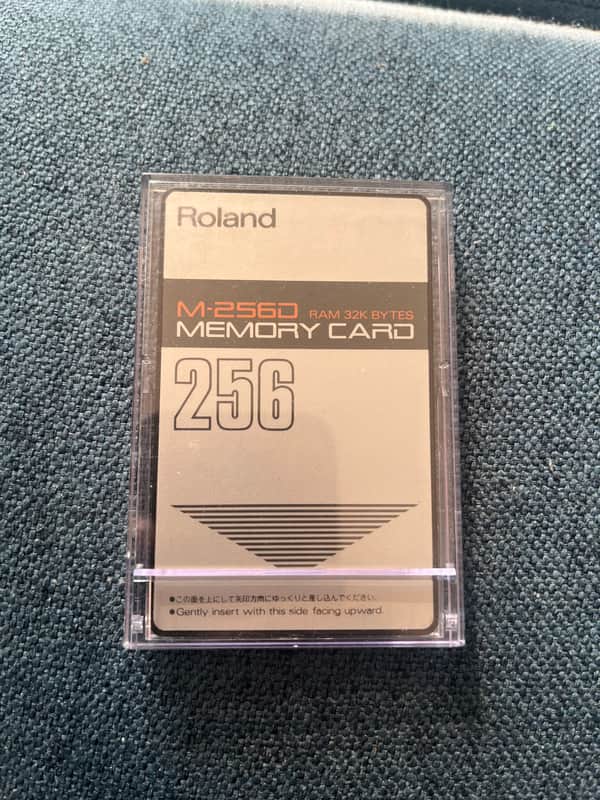 Roland  M-256D RAM Memory Card with Case image 1