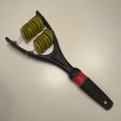 Upcycled Percussion - Slingshot Shaker - Large Frame - Topo Chico Bottle Caps image 2