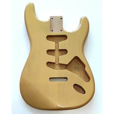 Alder 2 pieces Body SSS Stratocaster style, Butterscotch Blonde image 1