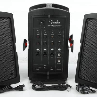 Fender Passport Conference Series 2 (S2) 5-Channel 175-Watt Portable PA System - one broken latch - Black image 1