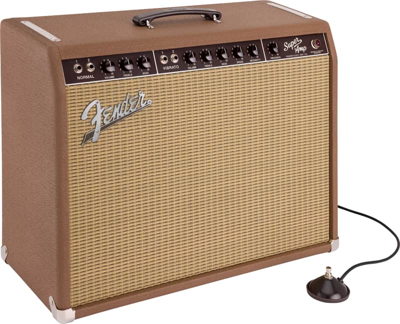 Fender '62 Super Amp Reissue 2-Channel 40-Watt 2x10" Guitar Combo 2025 - Present - Brown / Wheat image 1