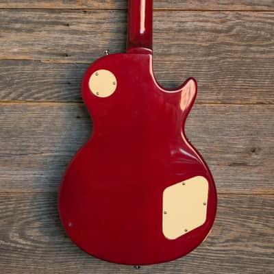 Used Epiphone 2005 Les Paul Standard Left Handed - Cherry Sunburst w/Case image 8