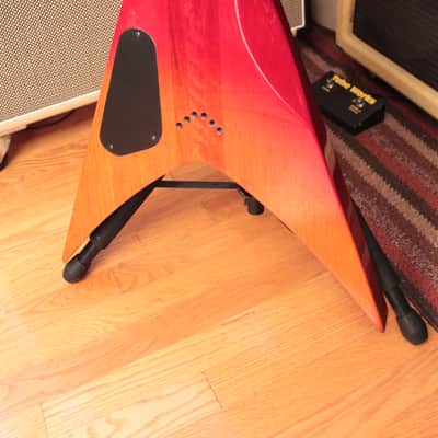 LTD Dave Mustaine DV8-R Tequila Sunrise w/ESP Sig Case image 7