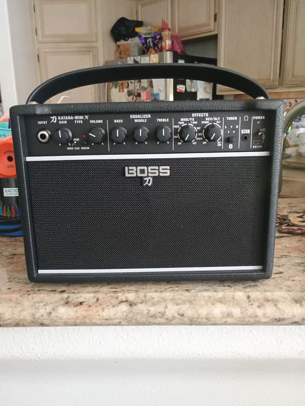 Boss Katana-Mini X 10-Watt 1x5" Digital Modeling Guitar Combo 2024 - Present - Black image 1