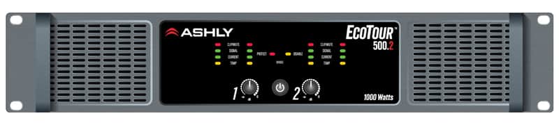Mint Ashly ECOTOUR500.2 EcoTour 500.2 Professional Touring Power Amplifier image 1