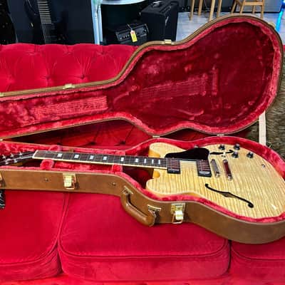 Gibson ES-335 Electric Guitar- Blonde Figured Top w/Hardshell Case (Pre-Owned) image 10