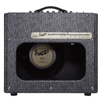 Supro 1696RT Black Magick Reverb 25-Watt 1x12" Tube Combo Amp - Open Box image 2