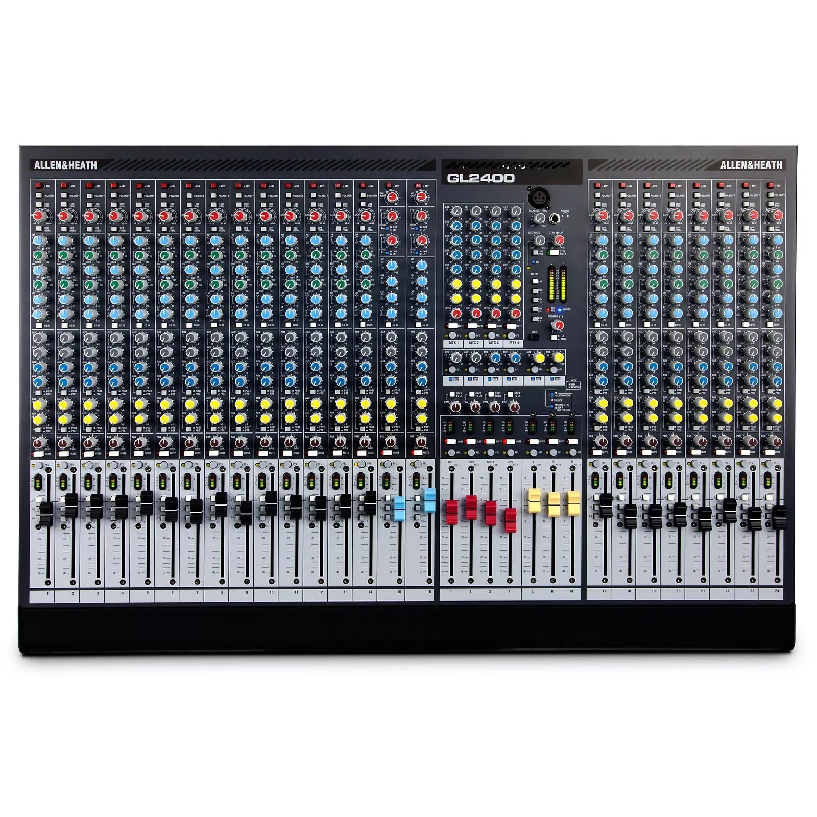 Allen&Heath GL2400-424 24ch アナログミキサー Allen & Heath GL2400-24 4-Group 24-Channel Mixing Console | Reverb
