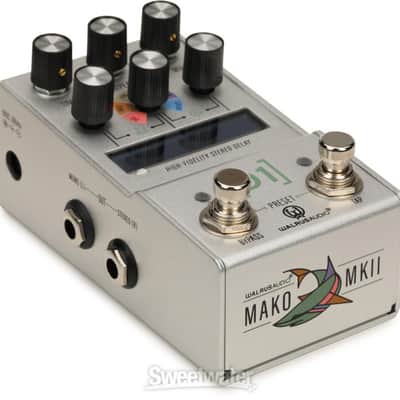 Walrus Audio Mako MKII D1 High-fidelity Stereo Delay Pedal (D1DlyMk2d1) image 4