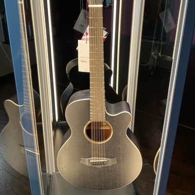 Tanglewood TWBB-SFCE-12 Blackbird 12-String Cutaway with Electronics 2020s - Smokestack Black image 6