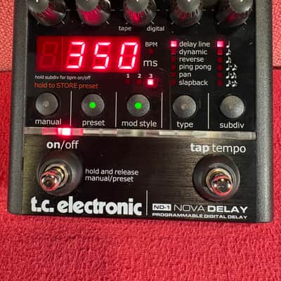 TC Electronic ND-1 Nova Delay 2004 - Present - Black image 2