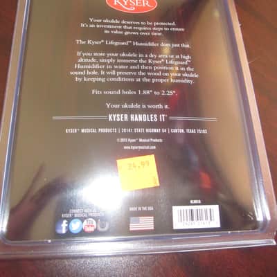 Kyser U Lifeguard Humidifier for Concert Ukuleles KLHU1A image 2