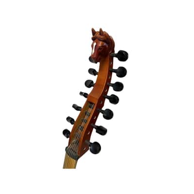 Rare hand made solid wood 7×7 )14 strings concert 4/4 cello (viola da gamba 30") image 10