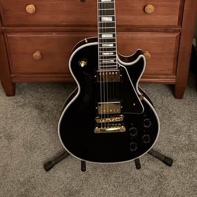 Gibson Custom Shop Les Paul Custom 2025 M2M - Black Beauty - Ebony image 10