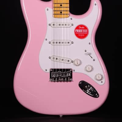 Fender Mexico Classic '60s Stratocaster Shell Pink | Reverb