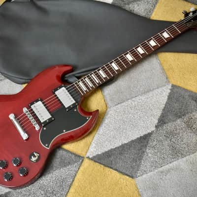 Vintage VS6 Reissued Series Double Cut c2003 - Cherry Red image 2