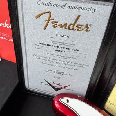 2026 Fender Custom Shop Stratocaster Pro W25 Relic - Candy Apple Red image 21