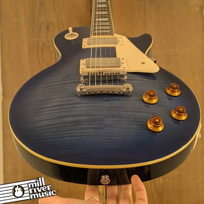 Epiphone Les Paul Standard Pro, Translucent Blue - Used image 7