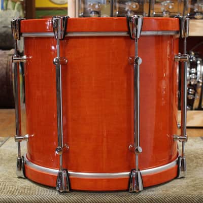 Pearl 12x14 Pipe Band Tenor Drum in Orange Lacquer image 4