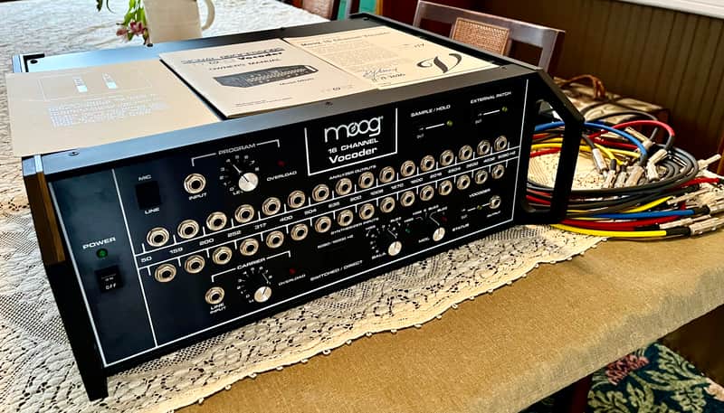 Moog 16 Channel Vocoder Bode Reissue 2020 - Black image 1