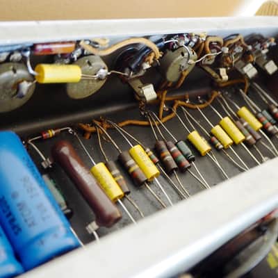 1947 Fender Dual Professional Vintage Tweed Tube Amplifier 2x10, V Front Super Bild 20