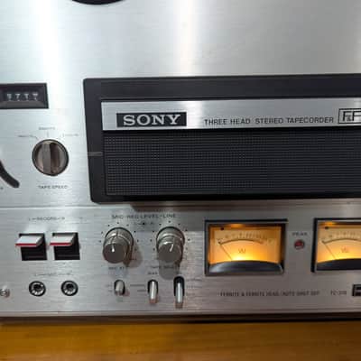 Sony TC-378 reel to reel tape recorder 3-head 18cm-reel + 24x TDK/BASF tapes – top image 2
