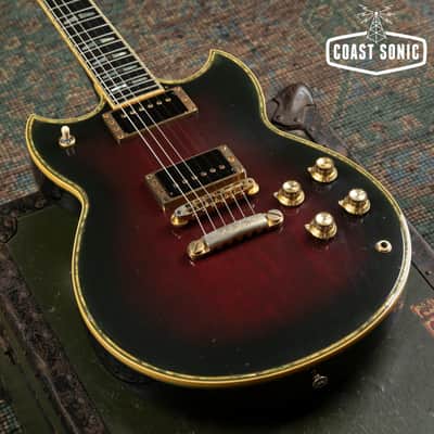 1984 Yamaha Custom SG3000 Professional Wine Burst Made In Japan image 6