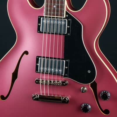 Collings I-35 LC Metallic Burgundy Mist Semi-Hollow Body Custom NEW - Metallic Burgundy Mist image 8