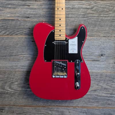 Used Fender MIJ Hybrid II Telecaster - Modena Red image 2