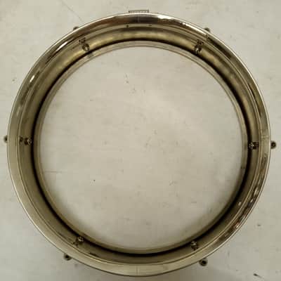 Ludwig 4x14"Heavy 2-Piece Brass Snare Drum Vintage 10s NOB Dance Model Universal image 12