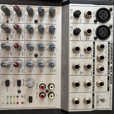 Behringer Eurorack MX602A 6-Input Mixer 2000s - Silver image 1
