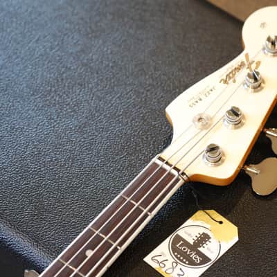 Lefty! Fender American Vintage II 1966 Reissue Left-Handed Jazz Bass Olympic White + COA OHSC image 11