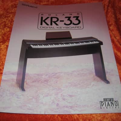 Roland KR-33 Digital Piano Keyboard From 1989 image 1
