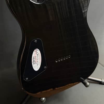 Schecter PT Standard Electric Guitar Black Fade Burst Burl Finish image 11