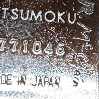 Matsumoku Guitar Neck Plate 1977 - Chrome image 3