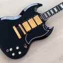 1999 Gibson Custom Shop 1961 Les Paul SG Custom Ebony 3 Pickup w/ 57 Classic PAFs, Case