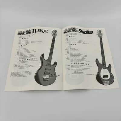 1997 Ernie Ball MUSIC MAN Specifications Catalog [AXIS, Luke, Steve Morse, Albert Lee, Silhouette, StingRay] image 7