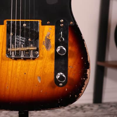 Fender Custom Shop Nocaster 1951 Heavy Relic - Maple Fingerboard, 2-Tone Sunburst image 3